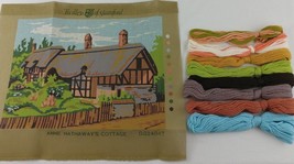 Farmhouse Country Cottage Core Needlepoint Kit Anne Hathaway Brown Twilleys - $28.95