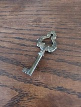 2 Sets Skeleton Key Lock Decorative Antique Brass Cabinet Lock with Key