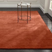 Area Rugs 7&#39; x 10&#39; Baxter Marigold Hand Tufted Crate &amp; Barrel Woolen Carpet - $599.00