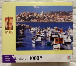 Riveria Di Ponente Italy Big Ben Adult Jigsaw Puzzle 1000 Pcs Sealed Ret... - $13.94