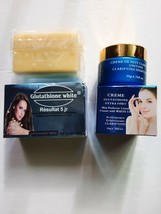 Lait Glutathione exclusive Strong whitening face cream 50g + face &amp; body... - $44.00