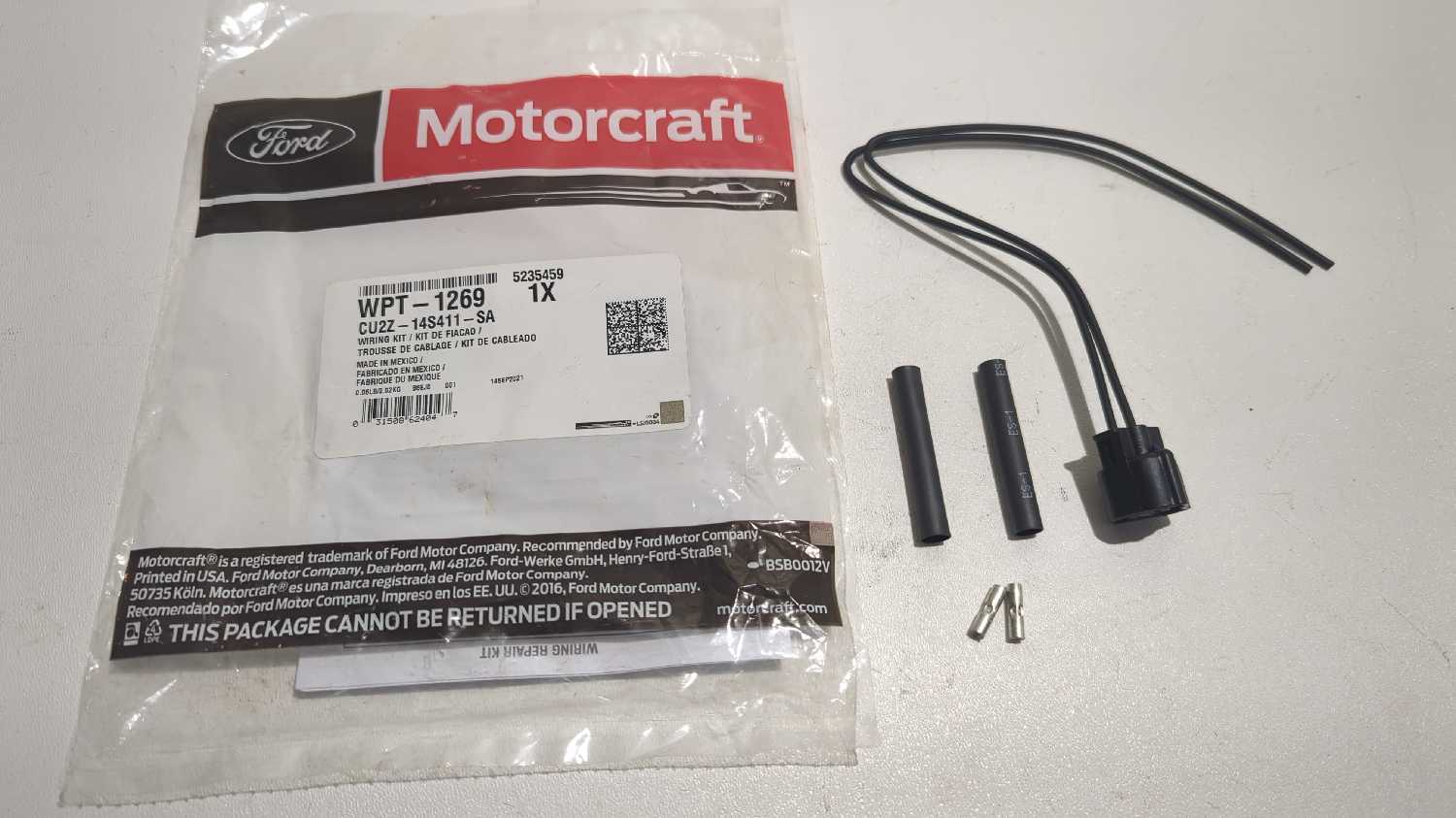 New OEM Genuine Ford Plug Wiring Repair Kit 2 pin CU2Z14S411SA