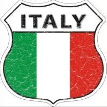 Italy Highway Shield Novelty Metal Magnet HSM-287 - $14.95