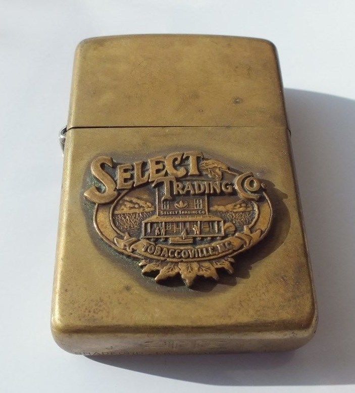 VTG 1994 Zippo Lighter Brass Select Trading and 50 similar items