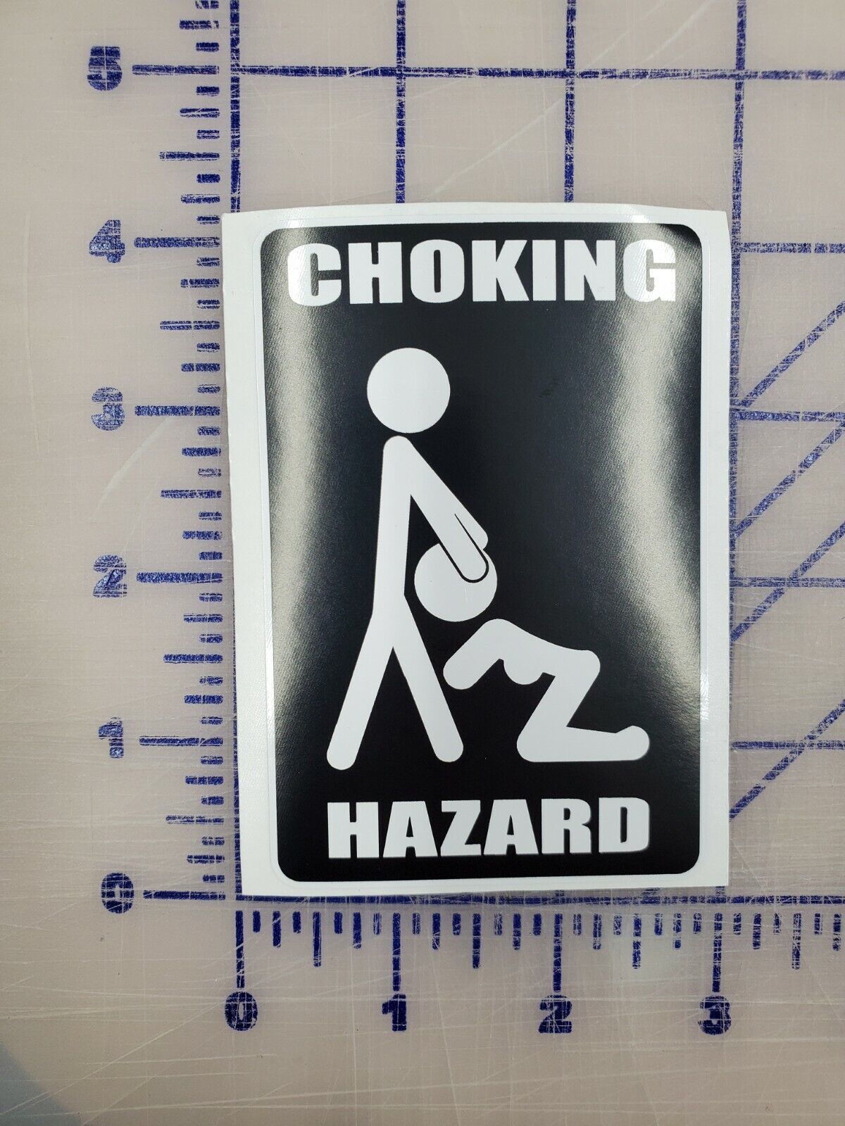 Choking Hazard Sticker Decal Car Truck Vinyl Window Bumper Laptop Car