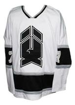 Any Name Number New Haven Nighthawks Retro Hockey Jersey 1980 New White Any Size image 1