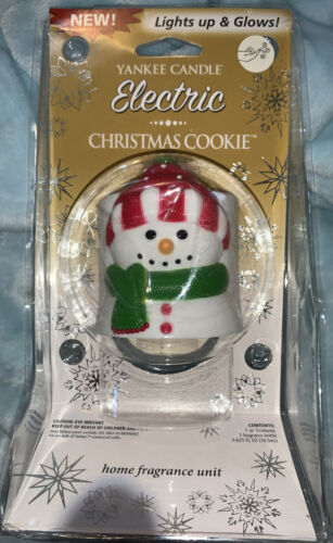 Primary image for Yankee Candle Christmas Snowman Electric Home Fragrance Unit Lights Up Glows