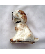  Vintage Tan and White Spaniel Dog Figurine  - $14.95