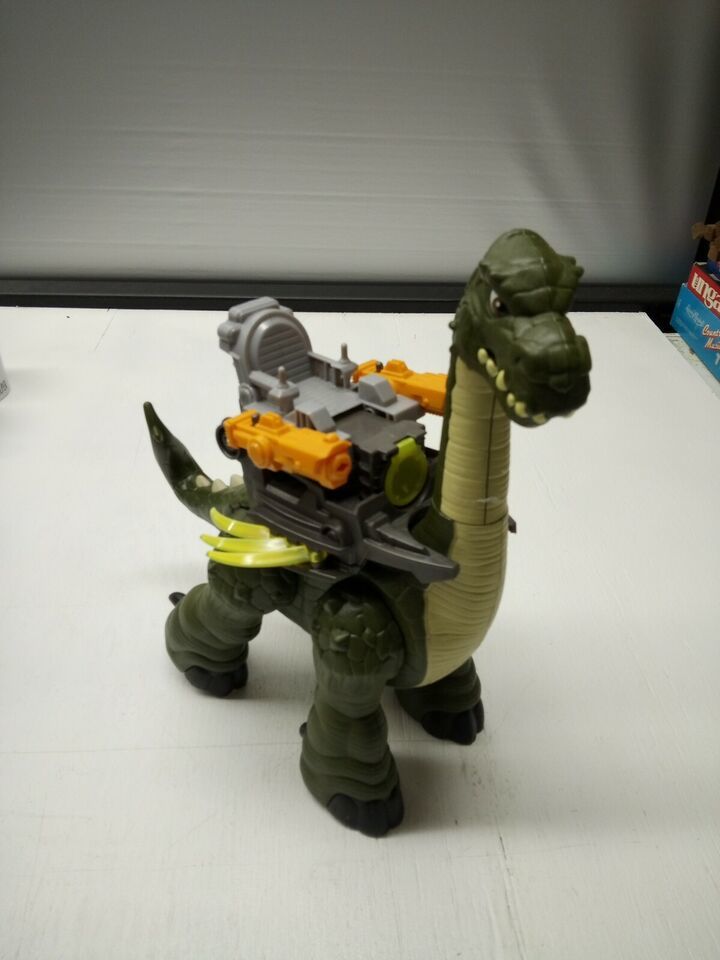 Fisher Price Imaginext Mega Apatosaurus Battle Dinosaur - Sounds Works ...