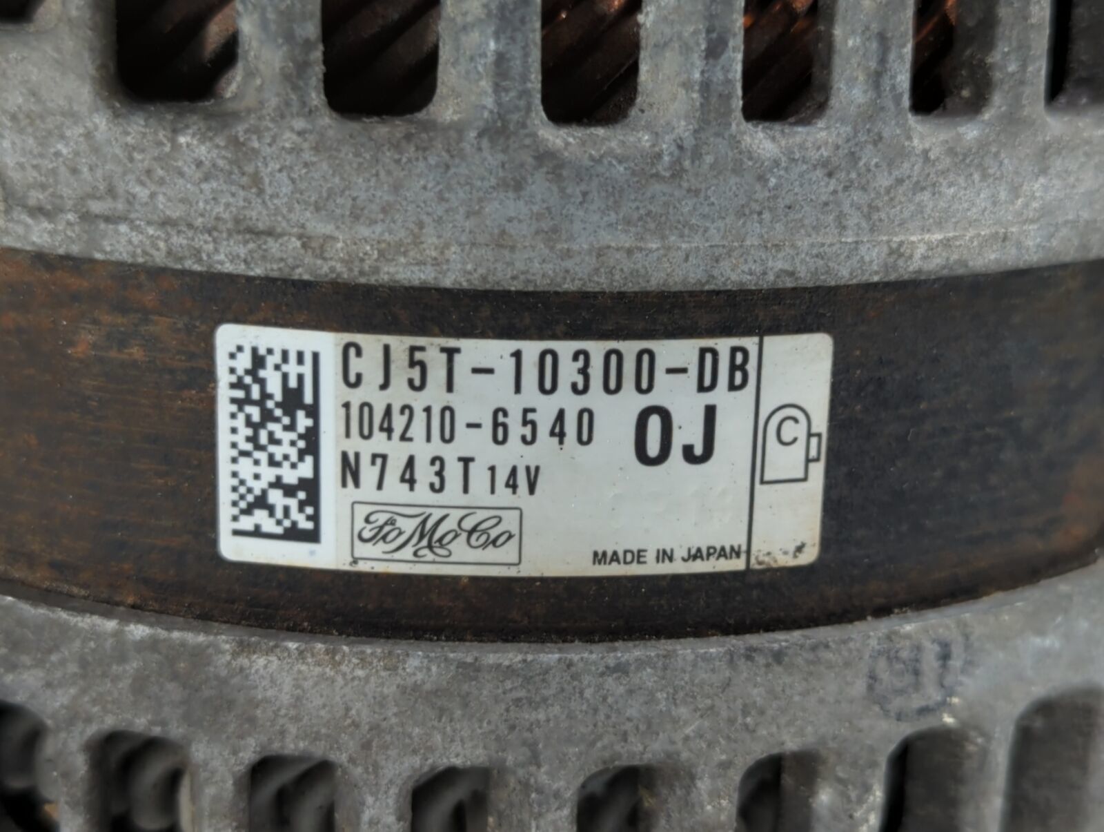 2013-2019 Ford Escape Alternator Generator Charging Assembly Engine Oem