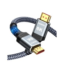 8K@60 Long Hdmi Cable 15Ft/5M, 48Gbps 2.1 High Speed Gaming Hdmi Cord 4K... - $30.99