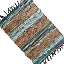 Leather Hearth Rug for fireplace, fire-resistant mat, Multicolored - $84.00