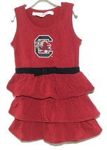 Chicka D Collegiate Licensed South Carolina Gamecocks 2T Ruffled Garnet Dress image 1