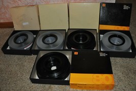 Kodak Carousel Transvue 80 Slide Tray Changers Lot of 5 - $56.09