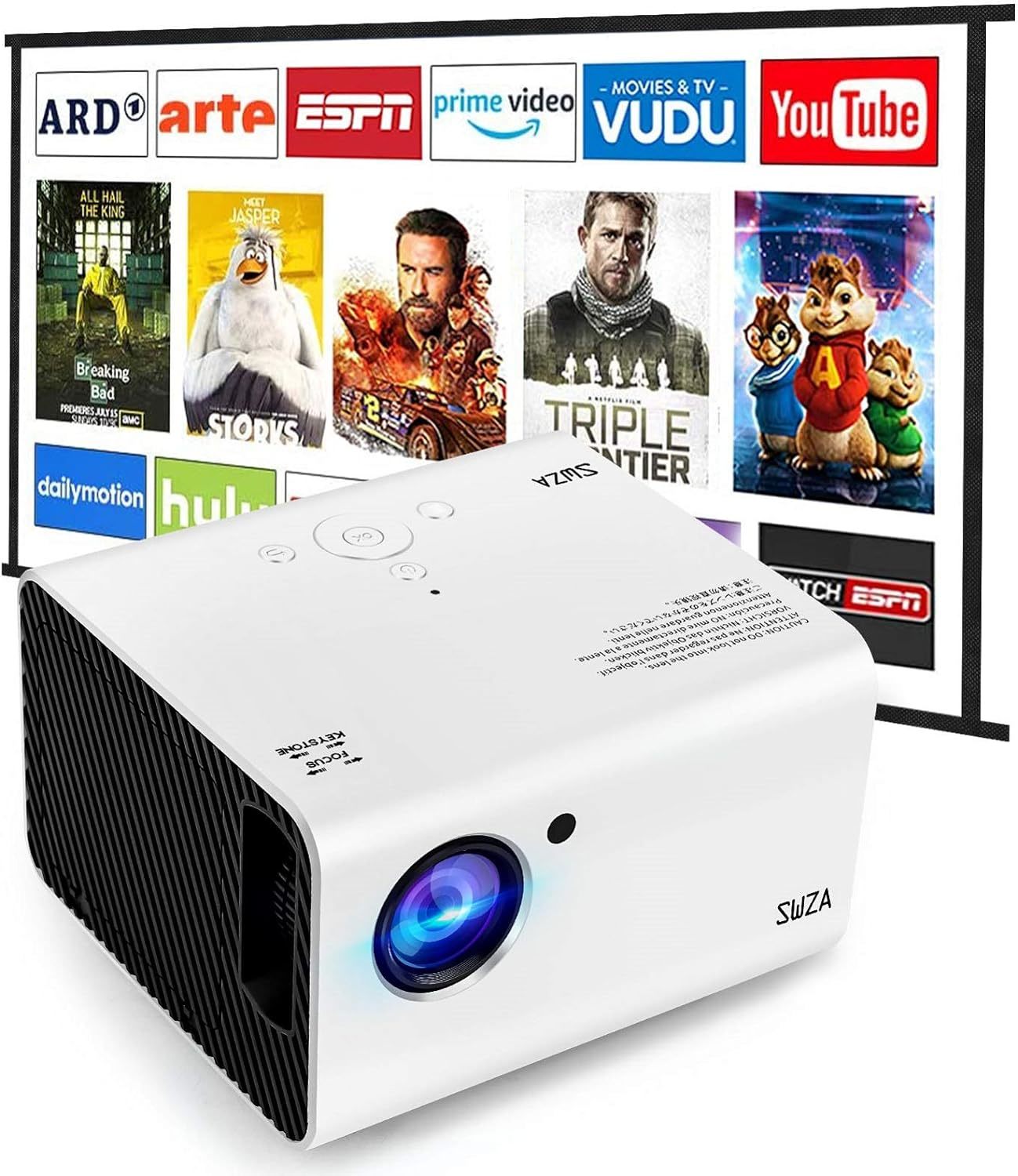 YABER Y30 Native 1080P Projector 7500L Full HD Video Projector 1920 x 1080