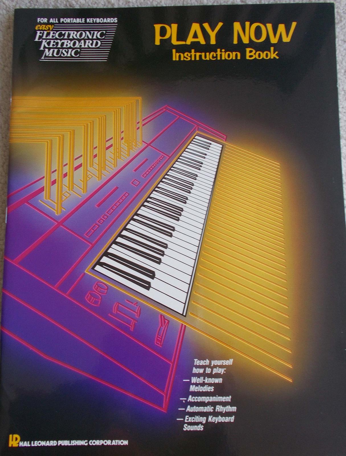 Easy Electronic Keyboard Music for All Portable Keyboards Play Now Instruction Books & Magazines