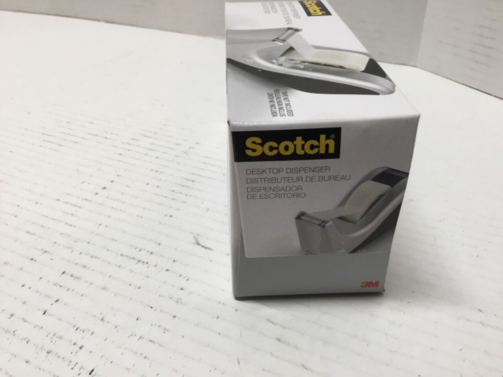 Scotch® Desktop Tape Dispenser C60-ST, Silvertech Two-Tone