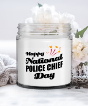 Police Chief Candle - Happy National Day - Funny 9 oz Hand Poured Candle New  - $19.95