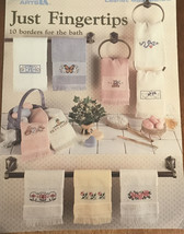 Leisure Arts Just Fingertips 10 Borders For The Bath Cross Stitch Book - $4.50
