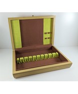 Rogers Bro MCM Vintage Wood Flatware Storage Chest Tarnish-Proof for 8 - $47.52