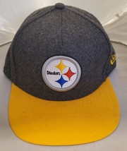 Pittsburgh Steelers Hat 9Fifty Leather Buckle Hat Medium-Large - $9.27
