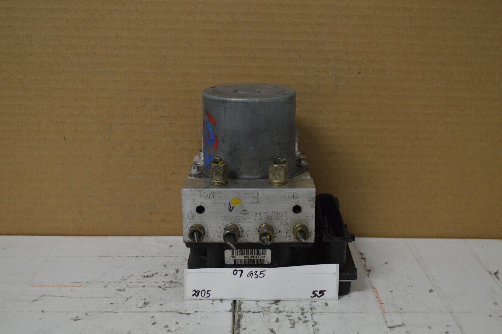 07-08 Infiniti G35 ABS Pump Control OEM 47660JK10B Module 55-28D5 - $14.99