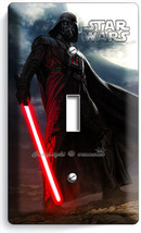 DARTH VADER RED SWORD STAR WARS DARK FORCE LIGHTSWITCH WALL PLATE ROOM A... - $11.99