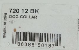 Valhoma 720 12 BK Dog Collar Black Single Layer Nylon 12 inches Package 1 image 5