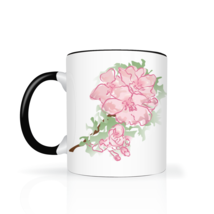 Mothers Day Pink Flower Coffee Mug Gift Idea Birthday Mom - $19.95