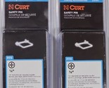CURT 25081 1/4&quot; Safety Pin (2-3/4&quot; Pin Length, Packaged) Lot of Two.  New - $8.87