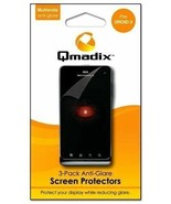 3 Pack Qmadix Anti Glare LCD Screen Protectors Fits Motorola Droid 3 - $5.99