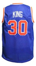 Bernard King Custom New York Basketball Jersey Sewn Blue Any Size image 2