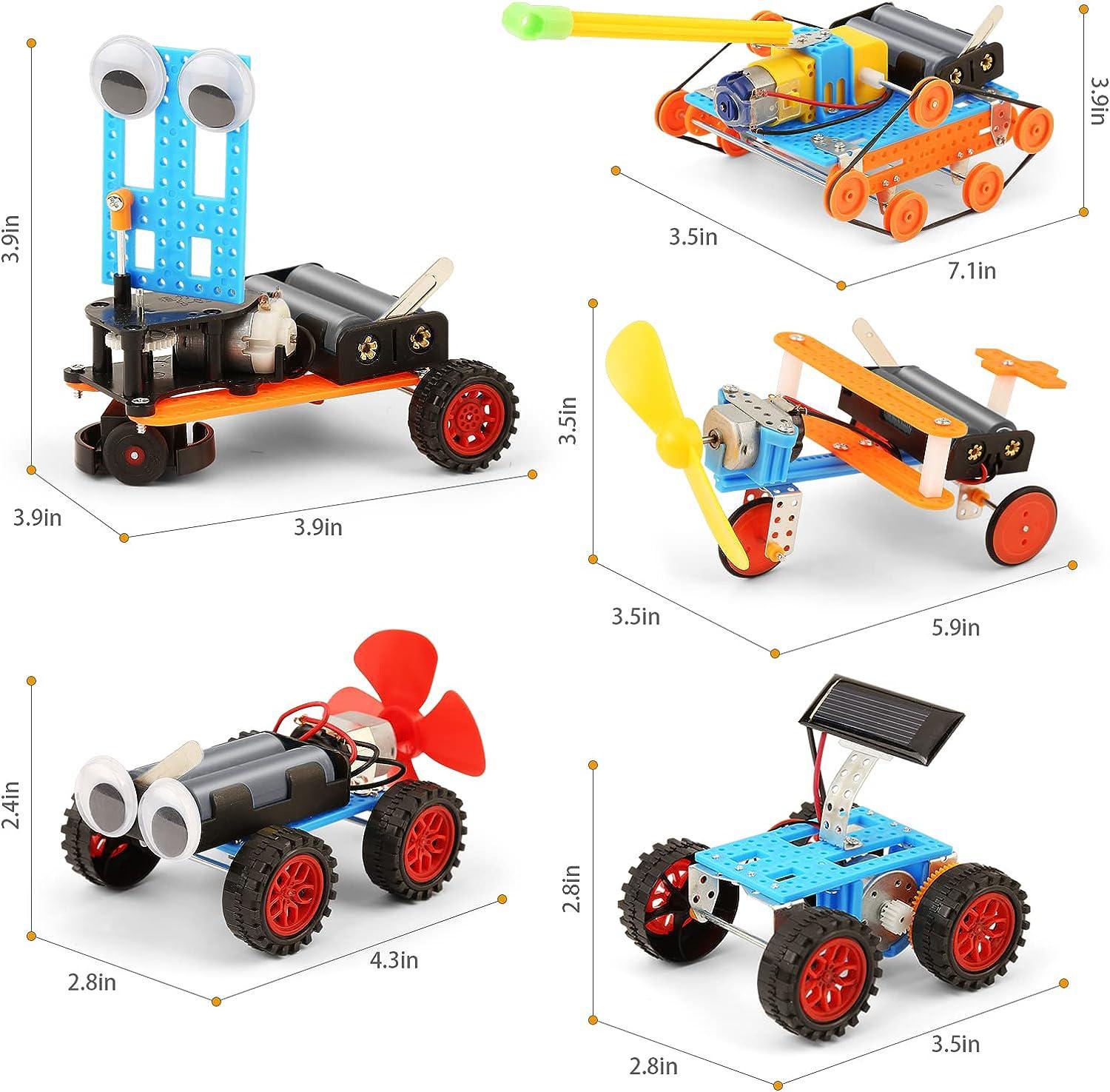  6 In 1 Wood Car Building Kits for Kids Ages 8-12, STEM