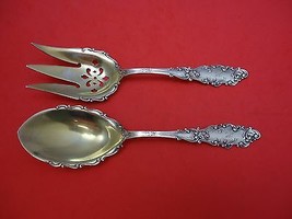 Luxembourg by Gorham Sterling Silver Salad Serving Set Goldwashed 8 1/2" 2pc - $355.41