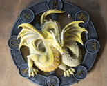 Mabon Drake Autumn Equinox Wheel of The Year Sabbats Of The Dragon Wall ... - $59.99
