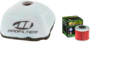 Oil Filter &amp; Maxima Pre Oiled Air Filter For 04-09 Honda CRF 250R,05-17 ... - $15.90