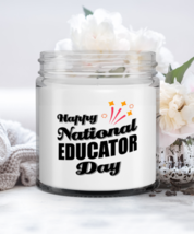 Funny Educator Candle - Happy National Day - 9 oz Candle Gifts For Co-Workers  - $19.95