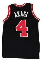 Akagi #4 Shohoku Slam Dunk New Men Basketball Jersey Black Any Size image 5