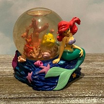 VTG Disney Little Mermaid Globe Flounder Ariel Collectibles 4" Tall Pre-owned - $16.00