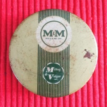 Vintage M&M - Mittag & Volger typewriter ribbon tin packaging image 2
