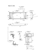 Mortar Box Patent Print - White - $7.95+