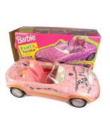 Vintage 1993 Barbie Paint N Dazzle Car Convertible Pink With Box 10353 P... - $29.99