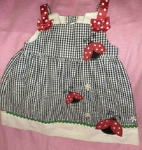 Emily Rose Ladybug Gingham Baby  Toddler Dress  Sz 2t - $39.59