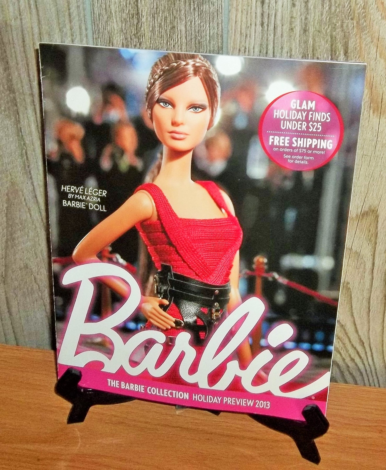 Barbie Collector Magazine Holiday Preview 2013 Herve Leger Max Azria