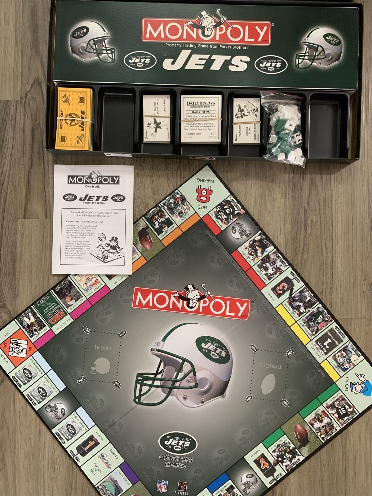 Football Monopoly Grid Iron Edition Board Game NFL - Just the Board