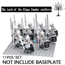 11pcs/set The Lord of the Rings Gondor Soldiers with Armor Spear Minifigure - $25.99