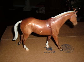 Breyer Collectible 11&quot;x 10&quot; written on belly cuepid? - $18.22