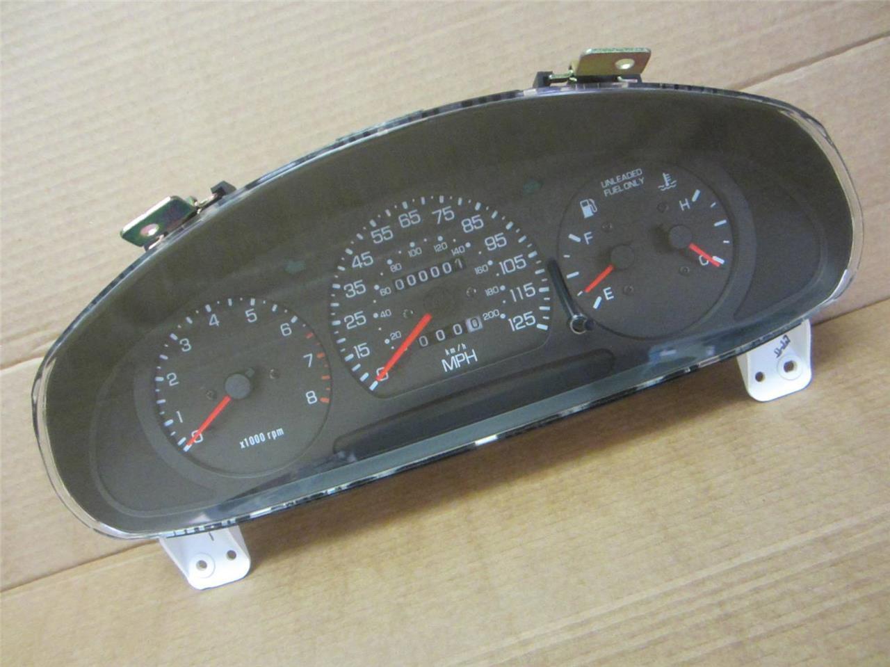 Primary image for 1998 Kia Sportage Gauge Cluster Instrument Panel Auto Trans Speedometer