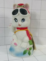Critter Bells: Girl puppy dog dressed for winter Collector Bell  JASCO  #390 - $6.95