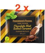 Fisherman&#39;s Friend Lozenges: CHOCOLATE Mint Salted Caramel-SUGAR FREE- F... - $9.89